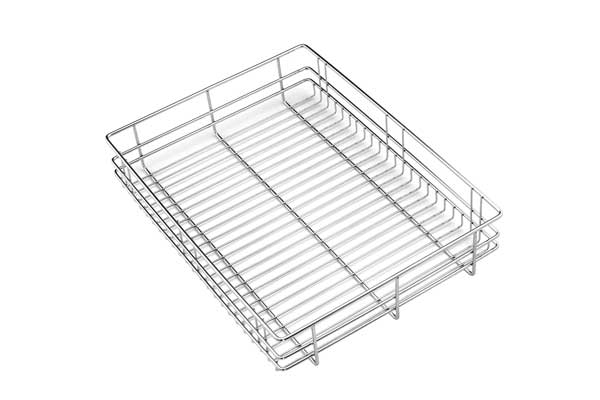 Stainless Steel Regular Plain Drawer Basket, for Kitchen Use, Grade : ASTM, DIN