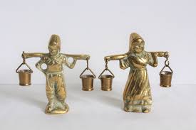 Brass Couple Statue