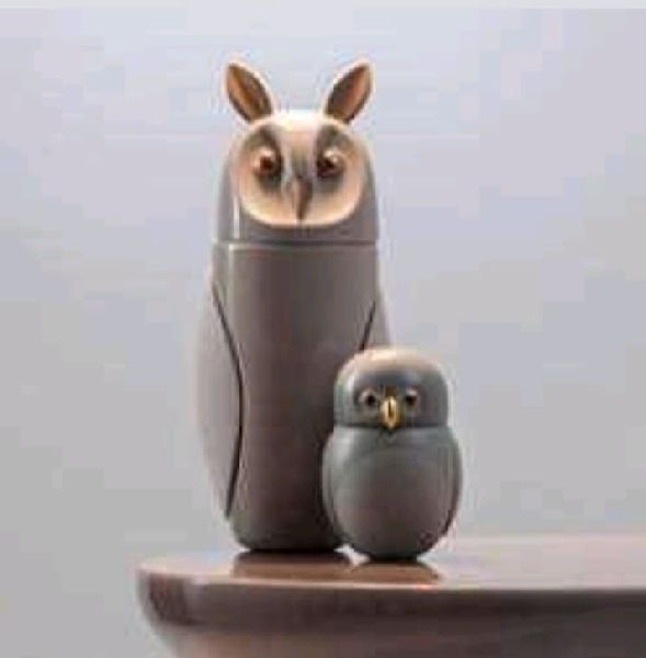 Polished Wooden Owl Statue, for Home, Office, Shop, Feature : Easy To Place, Perfect Shape