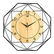 Wooden wall clock, Shape : Round