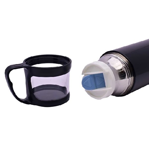 Crypton Stainless Steel Vacumm Flask (Black)