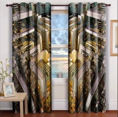 Digital Print Designer Curtain