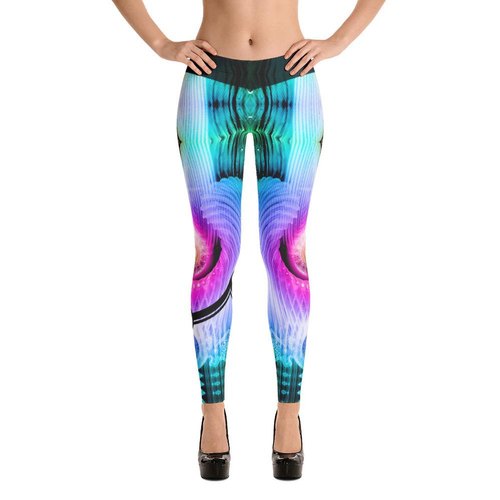 Straight Fit Lycra Fabric Printed Spandex Leggings, Length : Ankle Length