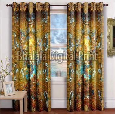 Velvet Printed Curtain Manufacturer In Surat Gujarat India By