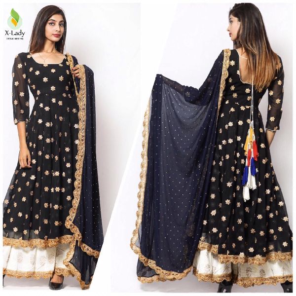 Black Anarkali Suit