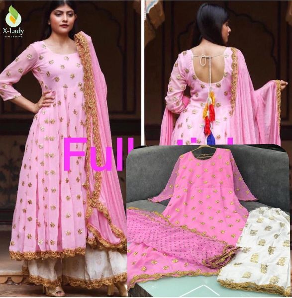 Pink Anarkali Suit