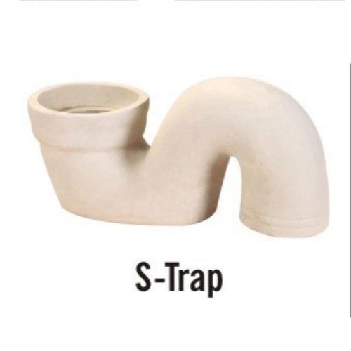 Ceramic Pipe S Trap