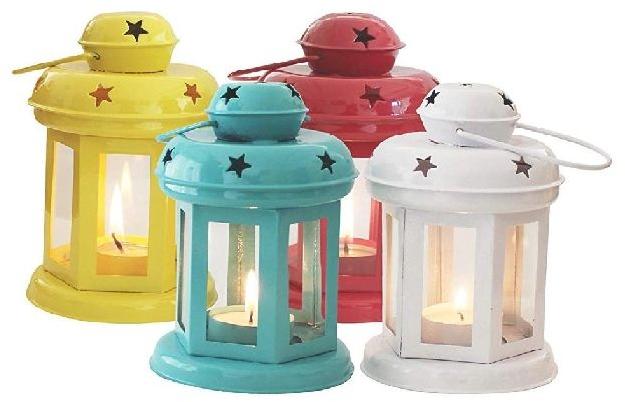 Iron Tealight Lantern, for Decoration, Feature : Good Designs