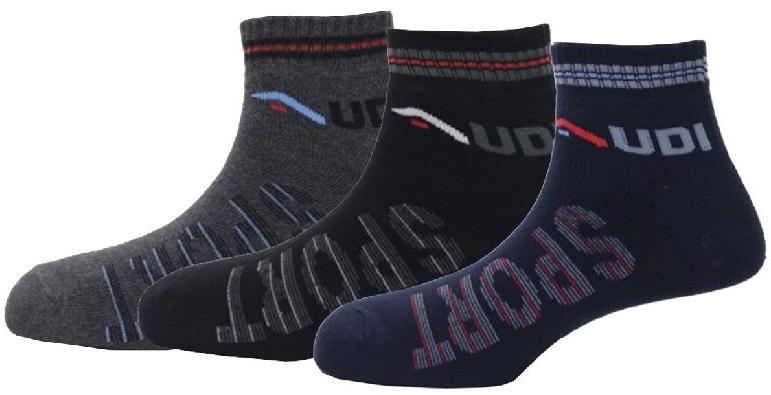 Audi Mens Terry Socks Multi-4, Size : To Fit Uk 7 to Uk 10