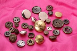 Zinc Round Metal Button