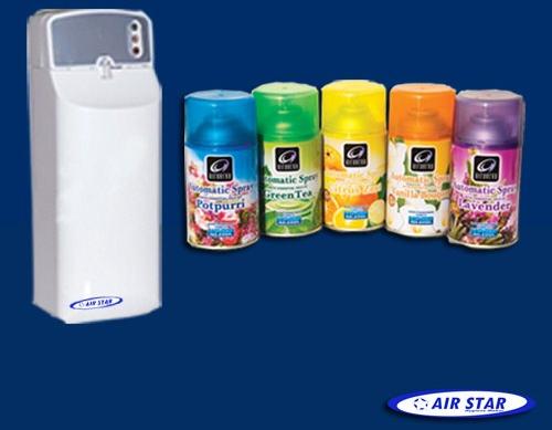 Air Star ABS Body auto perfume dispenser, Color : White