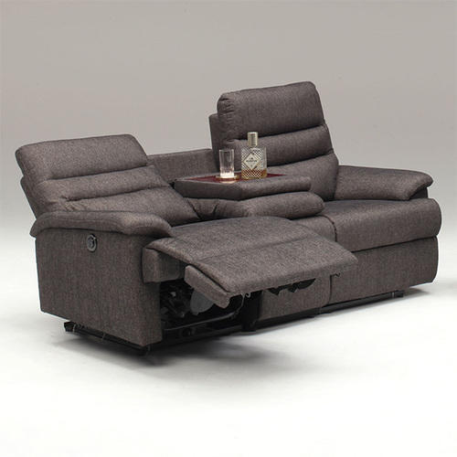 Leather recliner sofa, Color : Brown