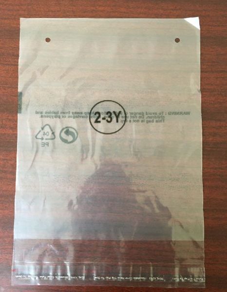 Plain Plastic Garment Packing PP Bag, Size : Multisizes