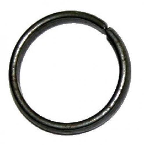 Astrodevam Horse Shoe Ring, Color : Black