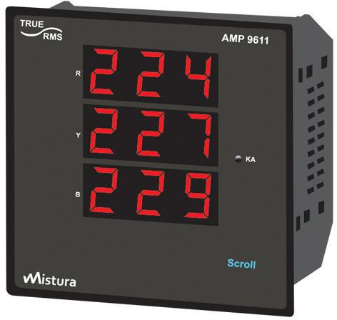 Mistura amp meter, Display Type : Seven Segment LED