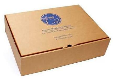 Paper Folding Printed Carton Box, Color : Brown