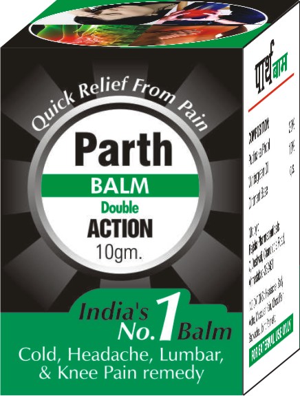 Parth Double Action Balm, Packaging Type : PLASTIC BOX