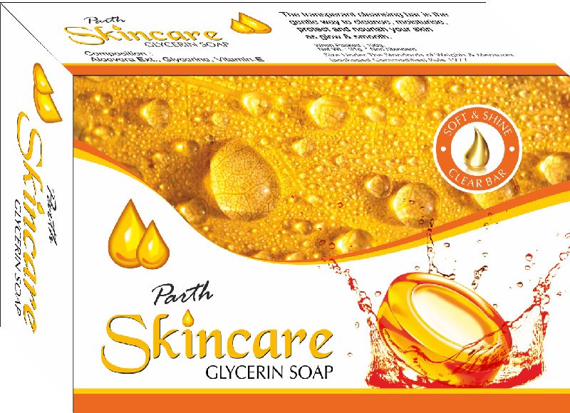 Parth Skin Care Glycrin Soap, Packaging Type : Paper Box