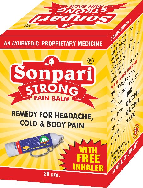 Parth Sonpari Strong Balm, Packaging Type : box