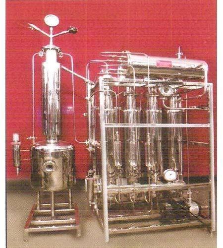 Semi-Automatic Multi Column Distillation Plant, Capacity : steam or electric heating