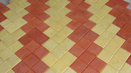 L Shape Paver Block, for Flooring, Pattern : Plain
