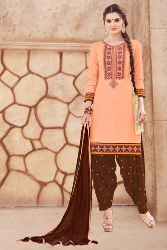 Blissta Cotton Regular Punjabi Suits, Occasion : Formal Wear, Casual Wear, Ethnic Wear