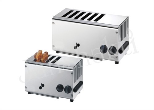 Stainless Steel Pop Up Slot Toaster, Power : 1 kW