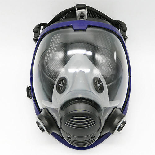 Facepiece Respirator Mask, Color : Black