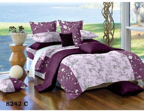 Nature Made Printed Cotton Double Bed Sheets, Color : Multi colored
