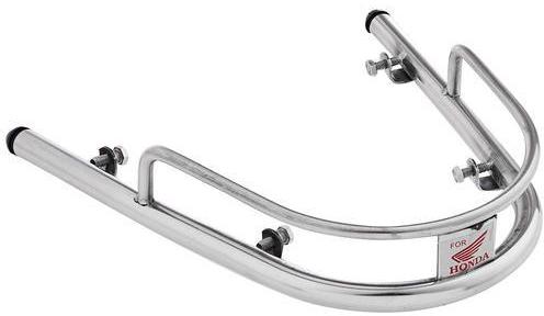 Steel Activa Beading Bumper, Color : Silver