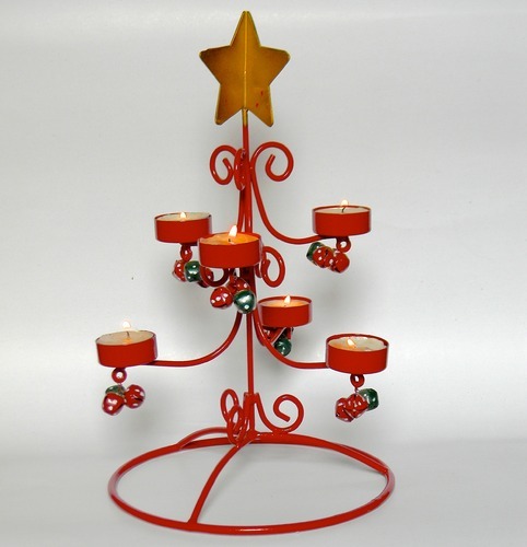 Metal christmas candle holders, for Home Decore, Packaging Type : INDIVIDUAL BOXED