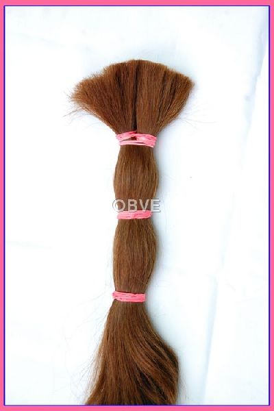 Light Brown Human Hair, for Parlour, Personal, Length : 10-20Inch