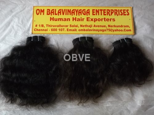 Weft Curly Human Hair