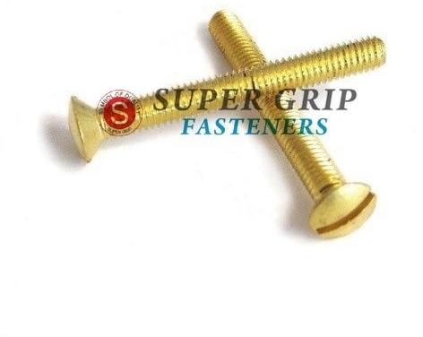  Brass Countersunk Raised Head Screw, Size : 2 mm to 8 mm