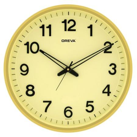 Plastic Wall Clock, Color : Ivory