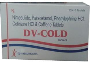 Nimesulide Phenylephrine Cetirizine Tablets