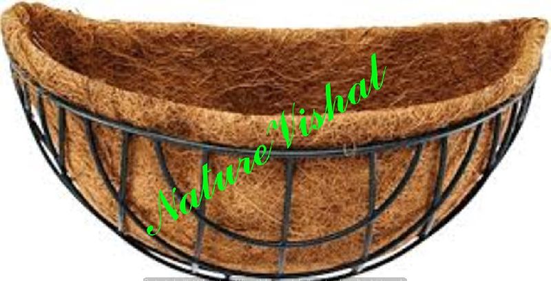 NATURE VISHAL - Semi Circle Wall basket with hanger 12 "