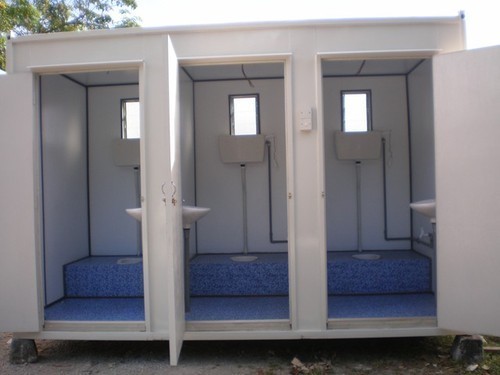 Modular Portable Bio Toilet Cabins