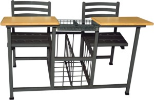 Steel Double Student Desk, for School, Style : Modern