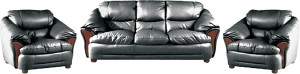 Plain Polished Leather Sofa Set, Feature : Attractive Designs, Stylish