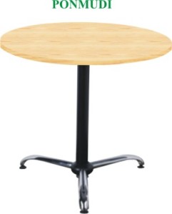 Polished Plain Round Multipurpose Table, Color : Brown