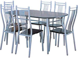 Six Seater Dining Table Set, for Restaurant, Feature : Crack Resistance, High Strength