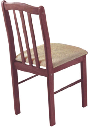 Wood Polished Plain Vintage Restaurant Chair, Color : Brown