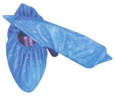 Disposable Dark Blue Shoe Covers, for Hospital, Laboratory, Size : Standard