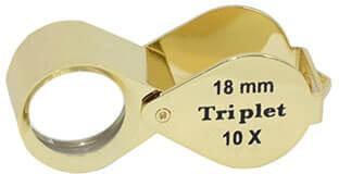 18mm Golden Round Loupe