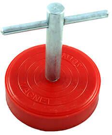 Round Plastic Cover Magnet with Handle