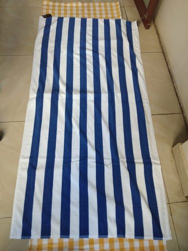 Lushomes Plain Vat Dyed Cabanna Towel, Size : 90 x 180