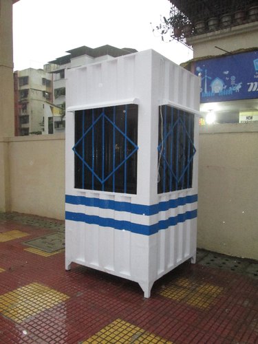 Rectangular MS Portable Security Cabin