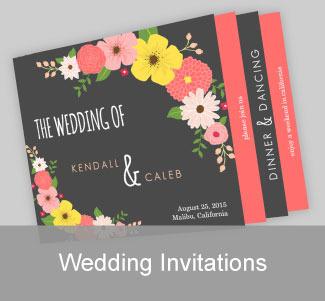 Cardboard customized invitation cards