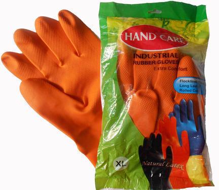 Flock Lined Household Glove